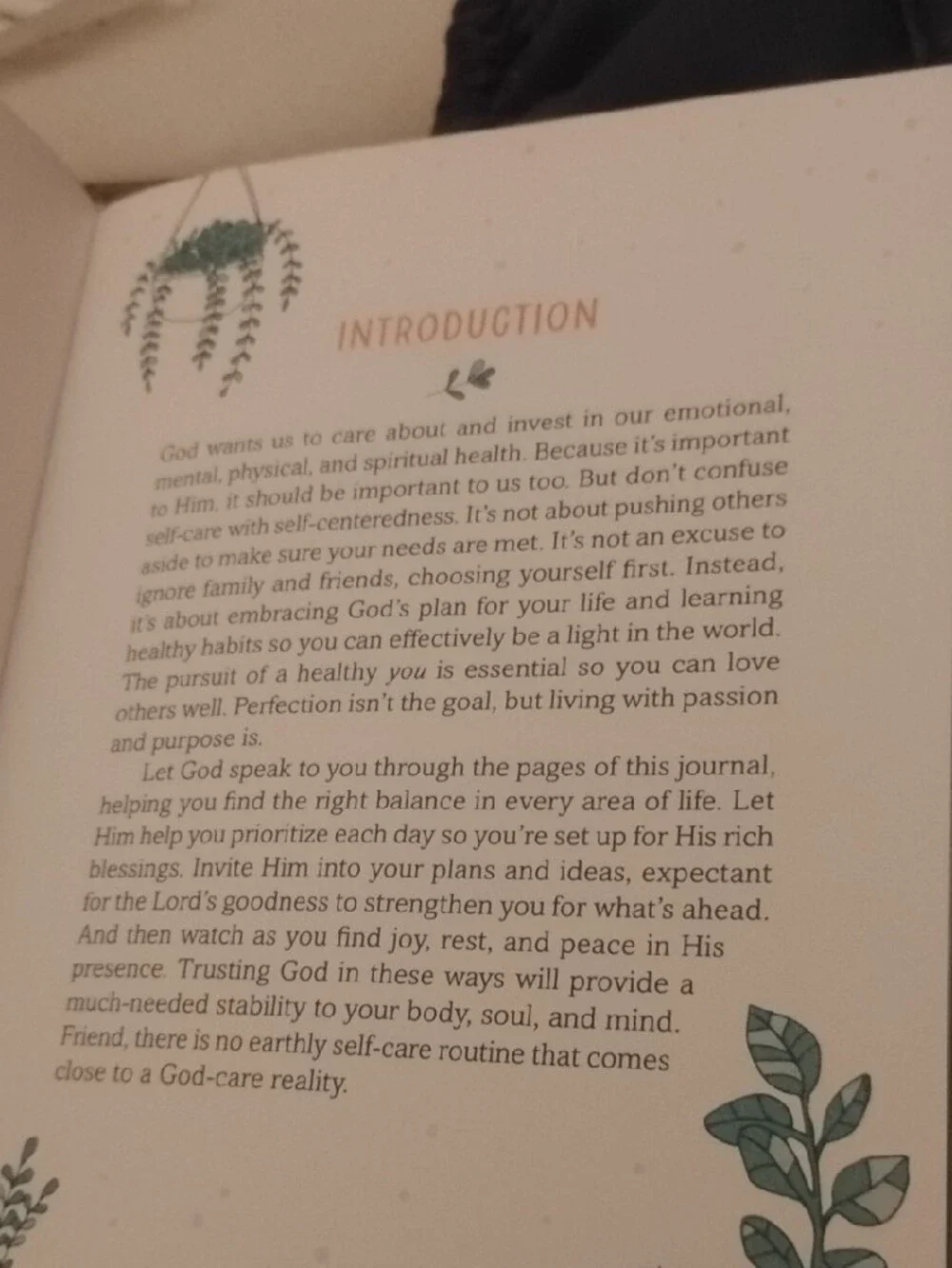 Barbour Peach & Teal Self-Care Devotional Journal